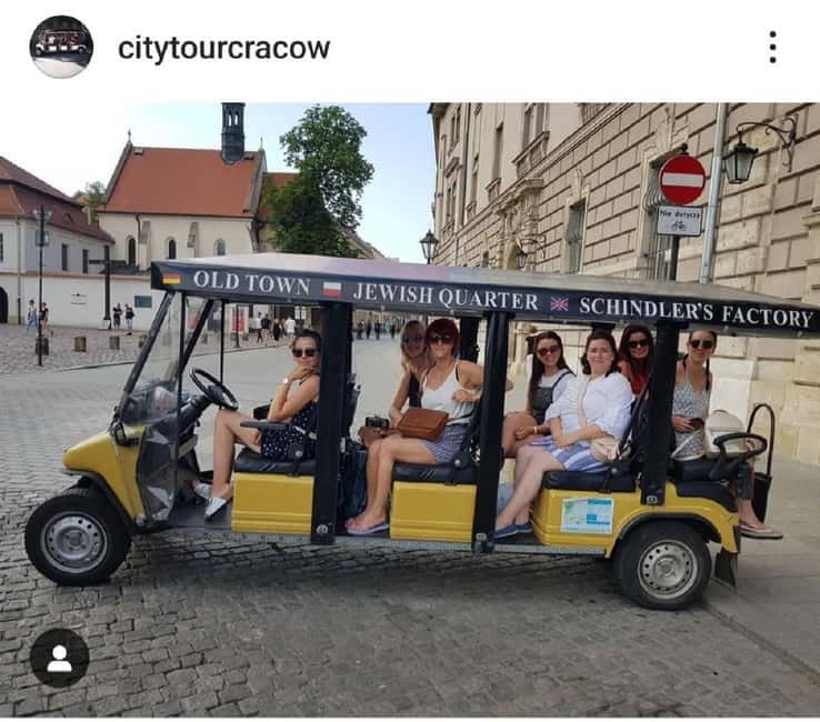 City Tour Cracow golf car plus Cruise on the Vistula River. - Kazimierz and the city’s Jewish quarter