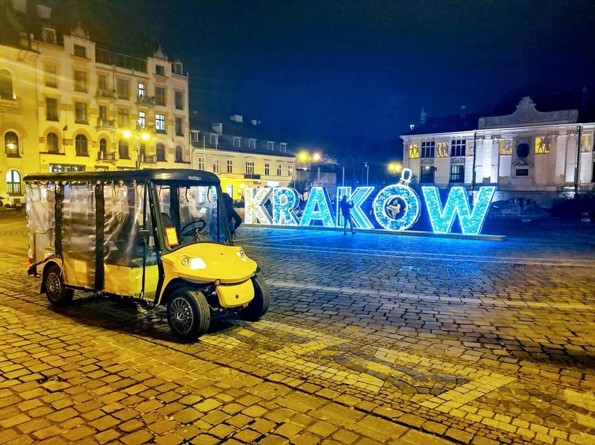 Cracow: Jewish Quarter and Ghetto Sightseeing Golf Cart Tour - Booking flexibility and practical limits