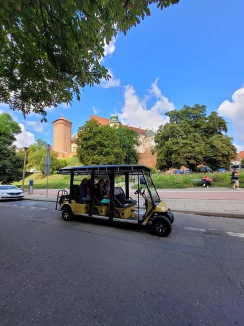 Cracow sightseeing tour by electric golf cart - Krakow’s medieval center and royal streets