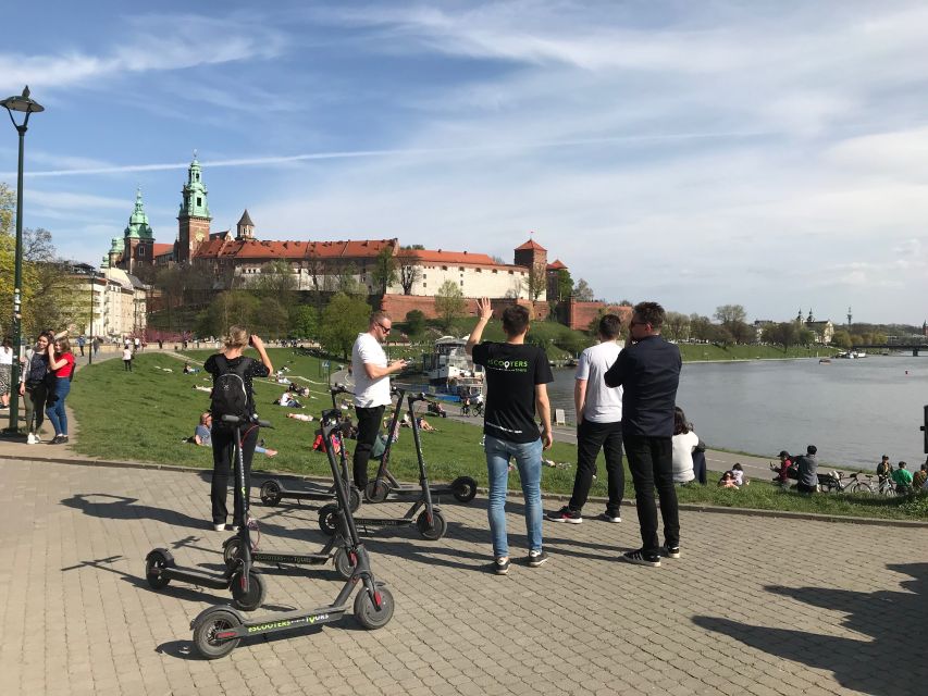 Electric Scooter Tour Krakow - Main Market Square, St. Mary’s, and Jagiellonian University