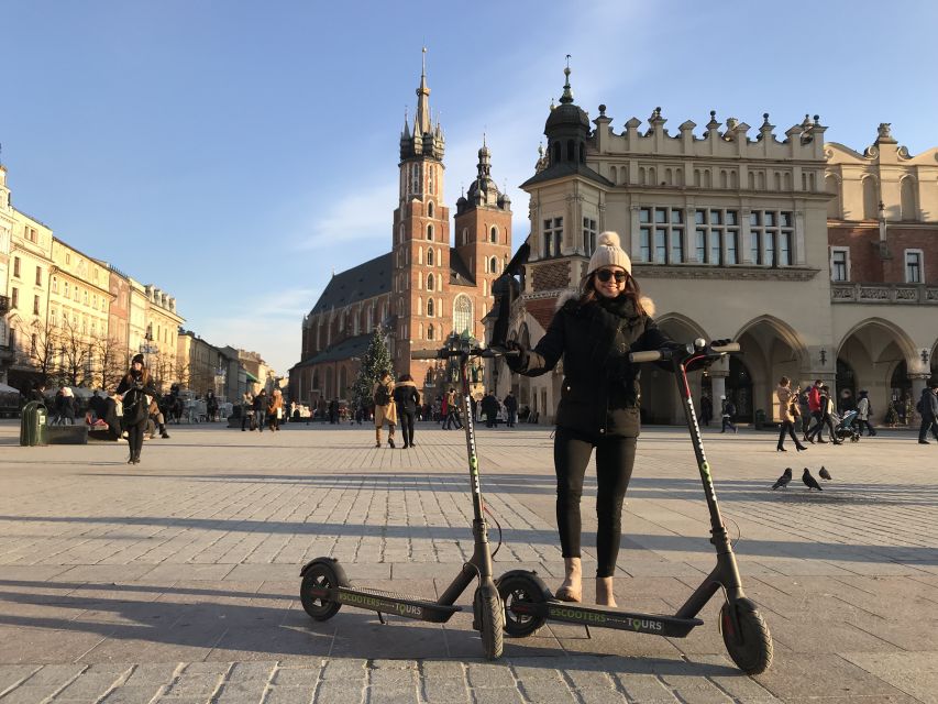 Electric Scooter Tour Krakow - Along the Vistula to Father Bernatek’s Bridge