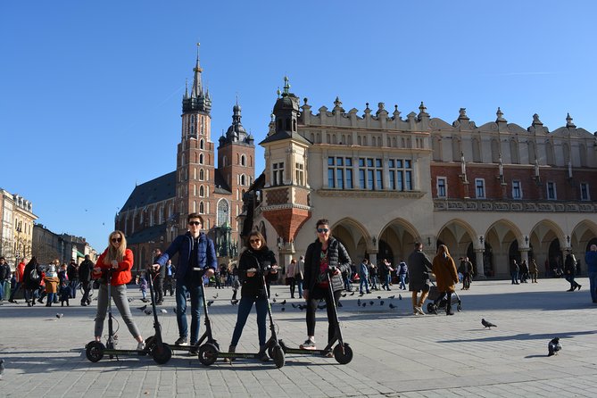 Electric Scooter Tours Kraków - Kraków’s Main Square and the city’s legends