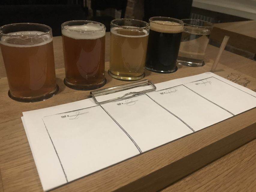 EVERYDAY Krakow Beer Tasting Tour - Four craft beers at a traditional brewery