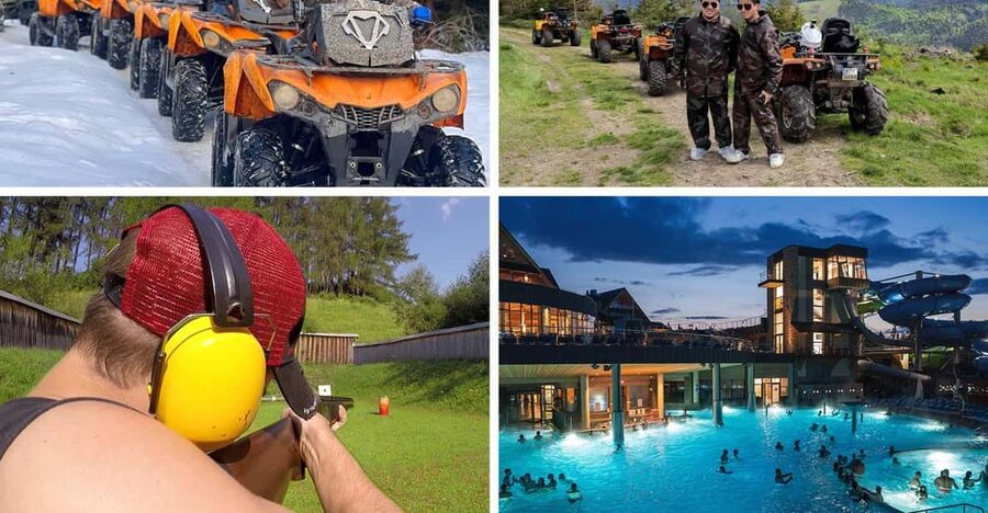 From Krakow: ATV/Snowmobile Ride, Shooting & Hot Springs - One long day from Krakow to the Tatra foothills