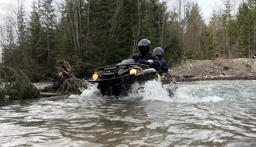 From Krakow: ATV/Snowmobile Ride, Shooting & Hot Springs - Winter changes the ride to a snowmobile outing
