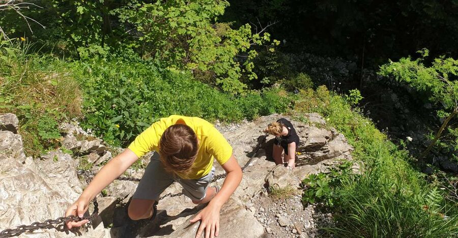 From Krakow: Hiking in the Tatra Mountains and Thermal baths - Kościeliska Valley, where the walk gets serious