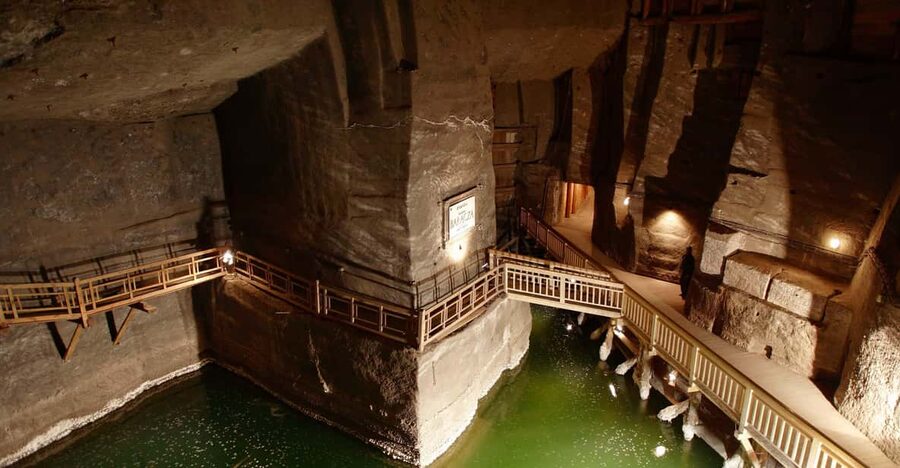From Krakow: Salt Mine Guided Tour with hotel pick up - Salt Carvings, Chapels, and Wooden Engineering