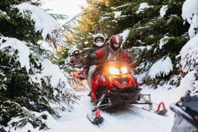 Snowmobile Adventure with Thermal Pools Visit