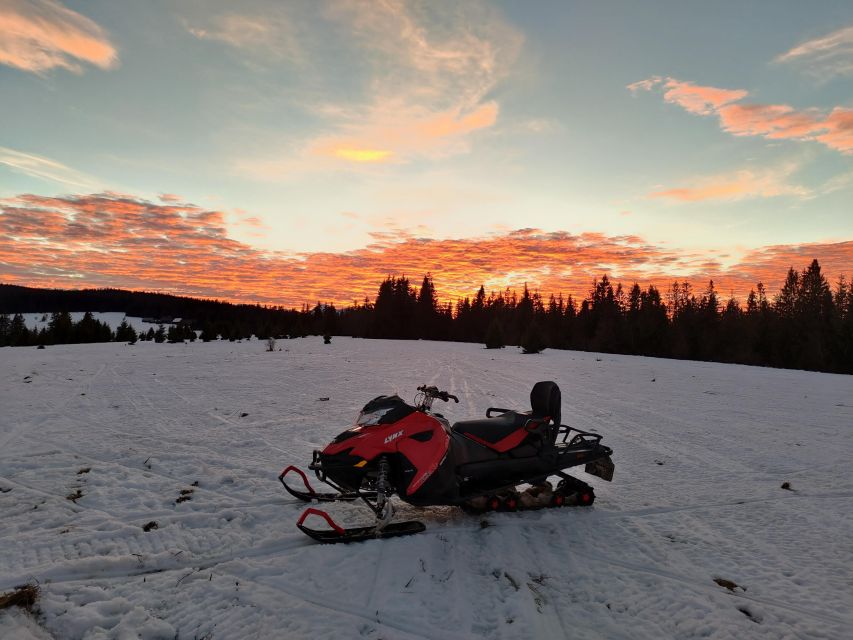 From Krakow: Snowmobile Adventure with Thermal Pools Visit - A break for food, tea, and mountain air