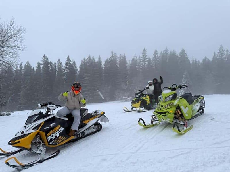 From Krakow: Snowmobile, Zakopane & Chochołowskie Baths - Oscypek by the fire