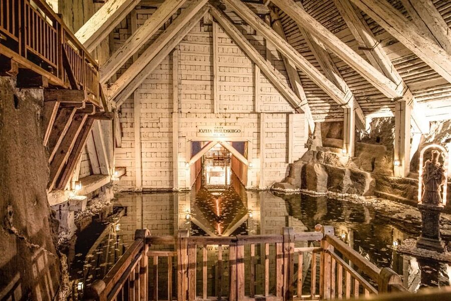 From Krakow: Wieliczka Salt Mine Guided Tour & Pickup Option - St. Kinga Chapel, the route’s great payoff