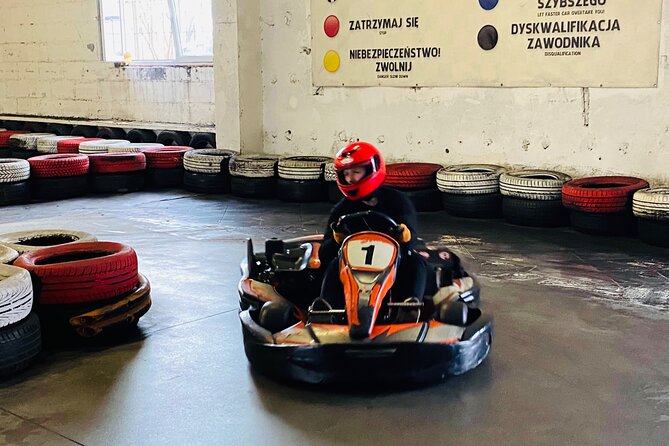 Go Karting Krakow 3x8min/pp + roundrip transfer - Three 8-minute races on a challenging Krakow track