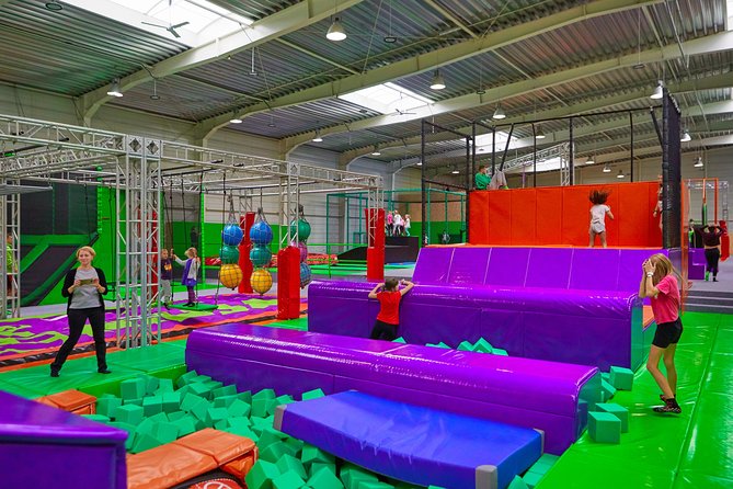GOjump MEGAPARK Kraków-Sikorki - 1 hour Trampoline Park ticket - Fifteen attractions in one compact hour