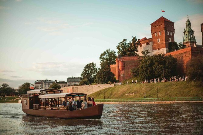 Gondola cruise The Vistula River Krakow private tour up to 12 person - Under Dębnicki Bridge and past the Norbertan Sisters