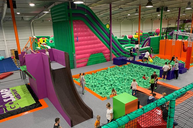 Great fun in GOjump MEGAPARK Kraków-Sikorki - 2 hours ticket - Socks, lockers, drinks, and the practical side