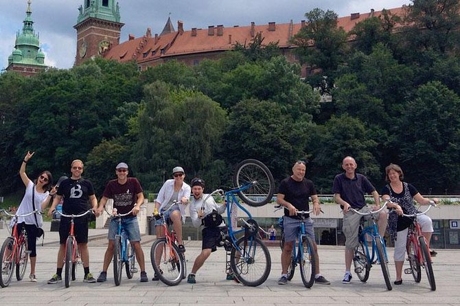 Highlights of Krakow Bike Tour - Small group - The former Krakow Ghetto in Podgórze