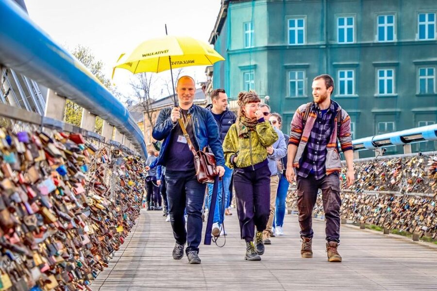 Jewish Krakow Walking Tour in English - The pace, cobblestones, and coffee pause