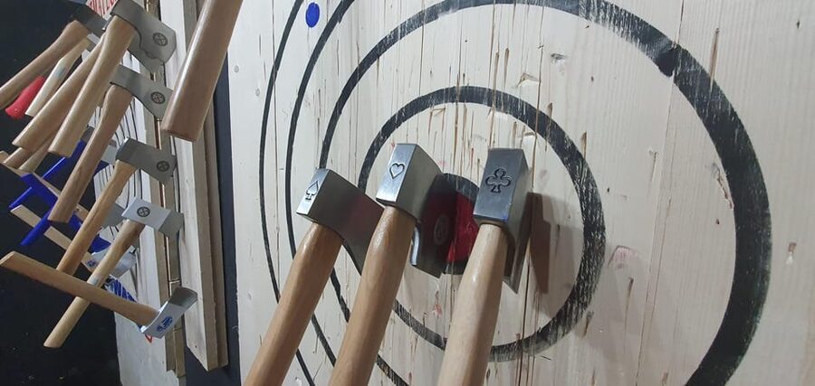 Krakow Axe Mate Club: Axe throwing, Tomahawks. WATL venue! - Who will enjoy this most