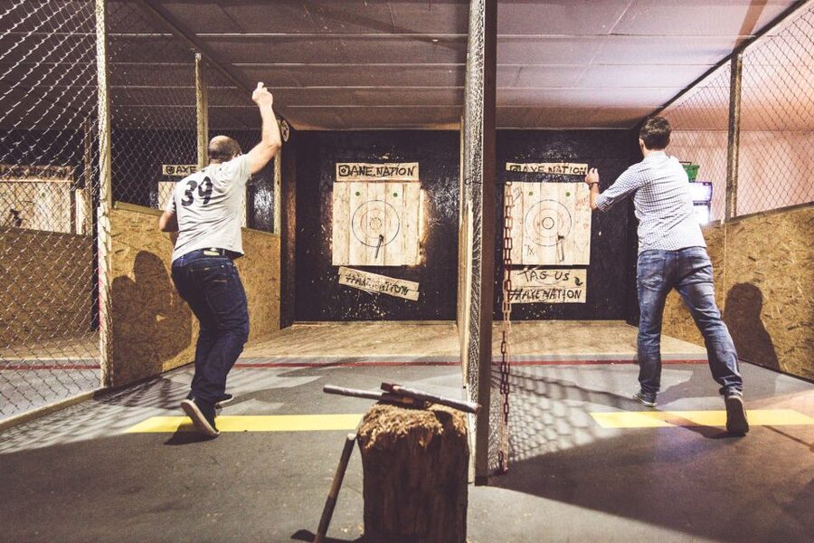 Kraków: Axe-Throwing in Axe Nation, the First Club in Europe - Why Axe Nation makes a good Kraków break