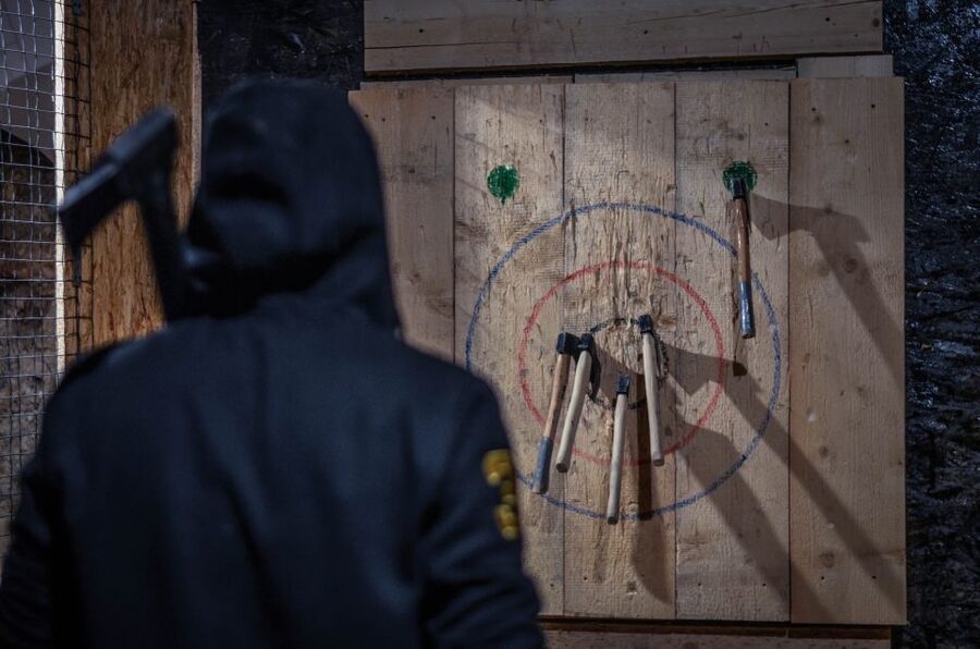 Kraków: Axe-Throwing in Axe Nation, the First Club in Europe - Trick shots and the chance to meet Polish champions
