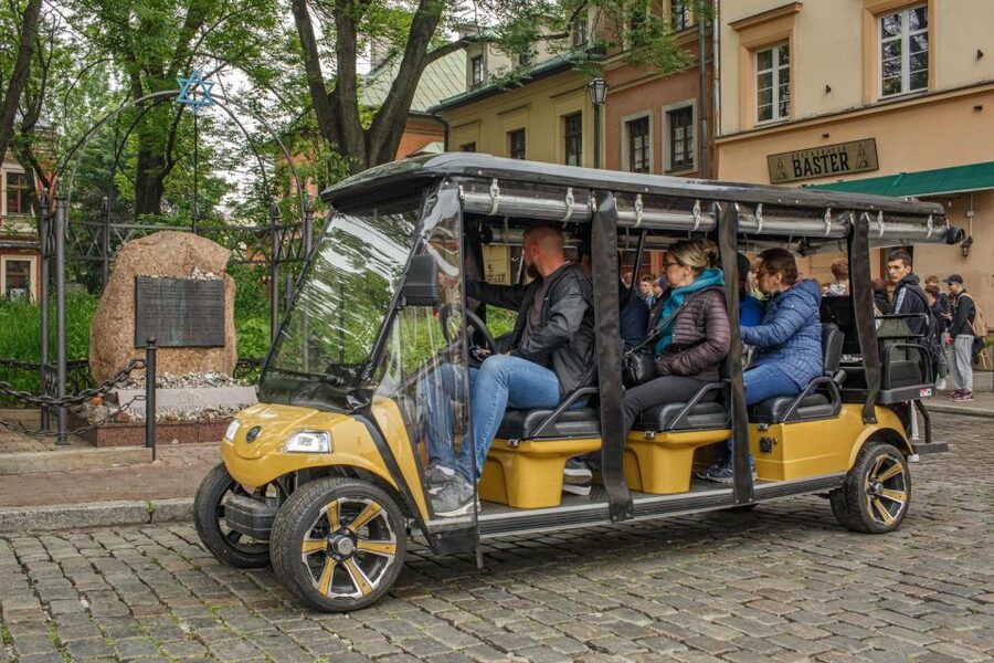 Krakow: City Tour Golf Cart & Schindler's Factory Guide Tour - Podgórze and the former Krakow ghetto