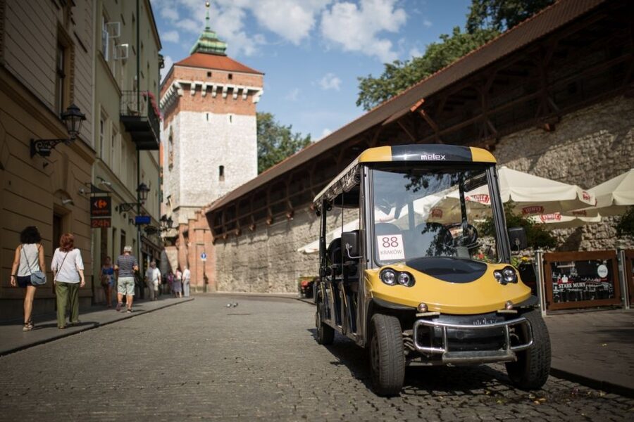 Krakow: City Tour of 3 Districts by Electric Car - Key points at a glance