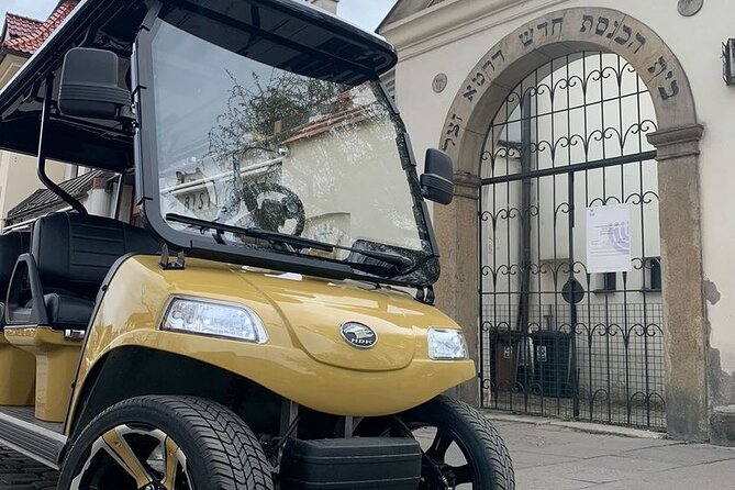 Krakow Guided Tour by Electric Golf Cart - Market Square and the case for a snack stop