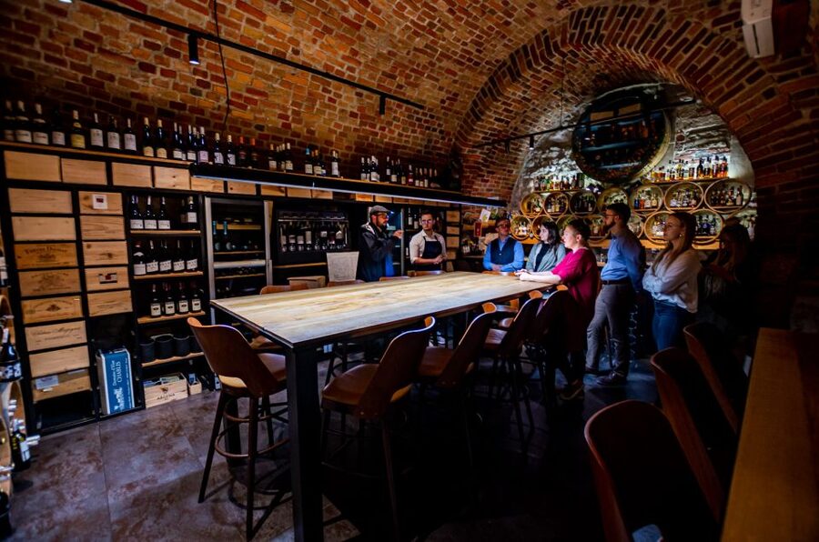 Krakow: Guided Wine Bar Tour with Tastings and Snacks - Walking from Old Town to the second wine bar
