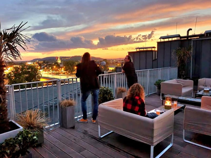 Krakow: Hidden Rooftop Bar Reservation with 1 Cocktail - The view toward Wawel Royal Castle