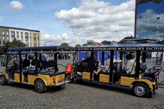 Krakow Jewish Quarter and Ghetto Tour by Electric Golf Cart - What the guides add to the ride