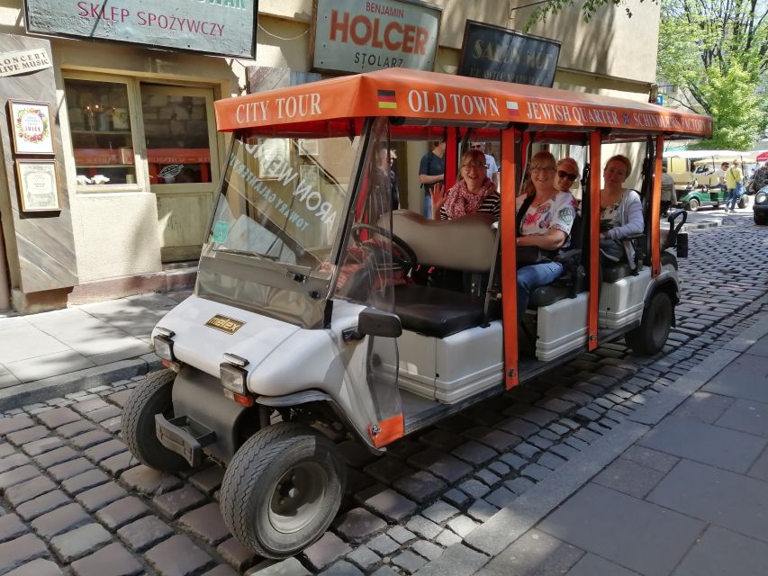 Krakow: Jewish Quarter and Schindler Factory by Golf Car - What the 90 minutes really gives you