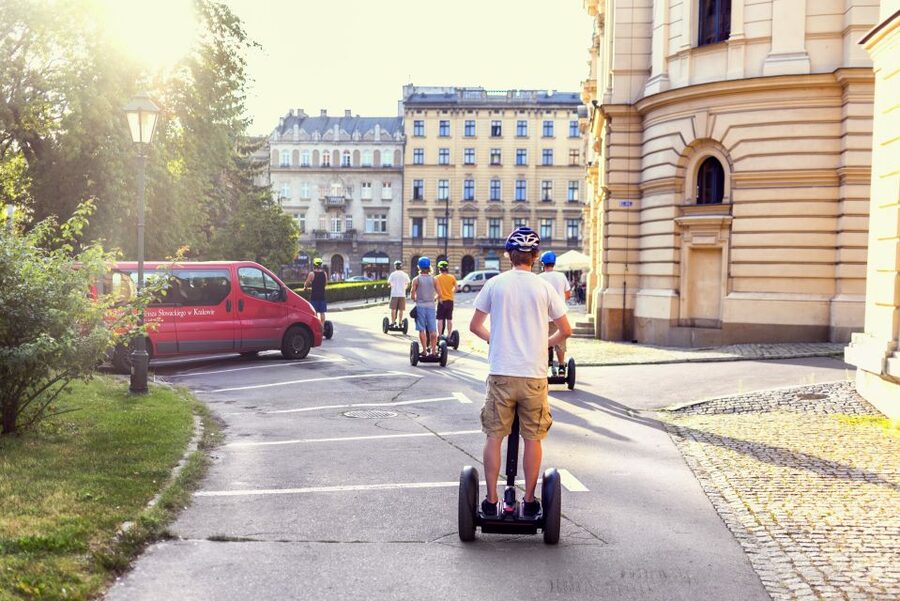 Krakow: Jewish Quarter Segway Tour - Szeroka Street and the quieter side of Kazimierz