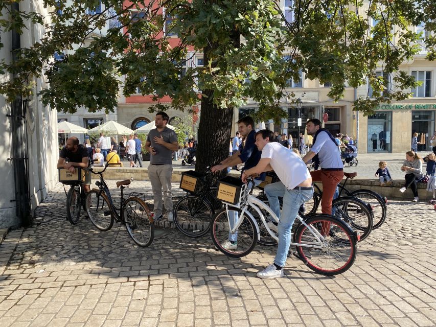 Krakow: Old Town Bike Tour with a Guide - Looking toward Wawel Castle