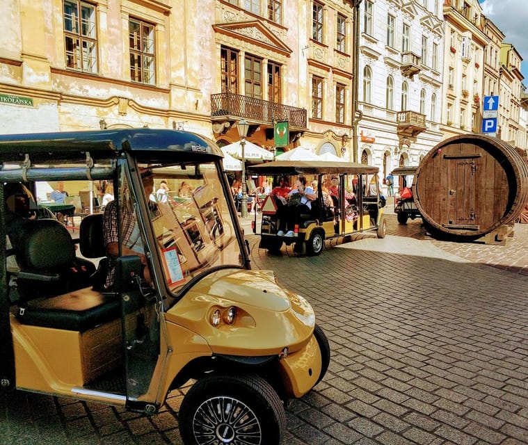 Krakow: Old Town Sightseeing Tour by Electric Golf Cart - Planty and the traces of the old defenses