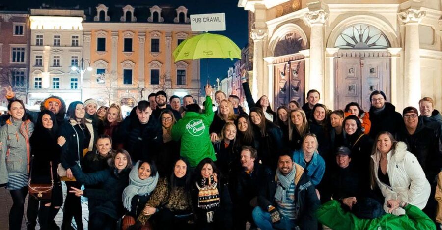 Krakow: Pub, Bar & Club Crawl - Starting at St. Mary’s Church at 9:45 PM