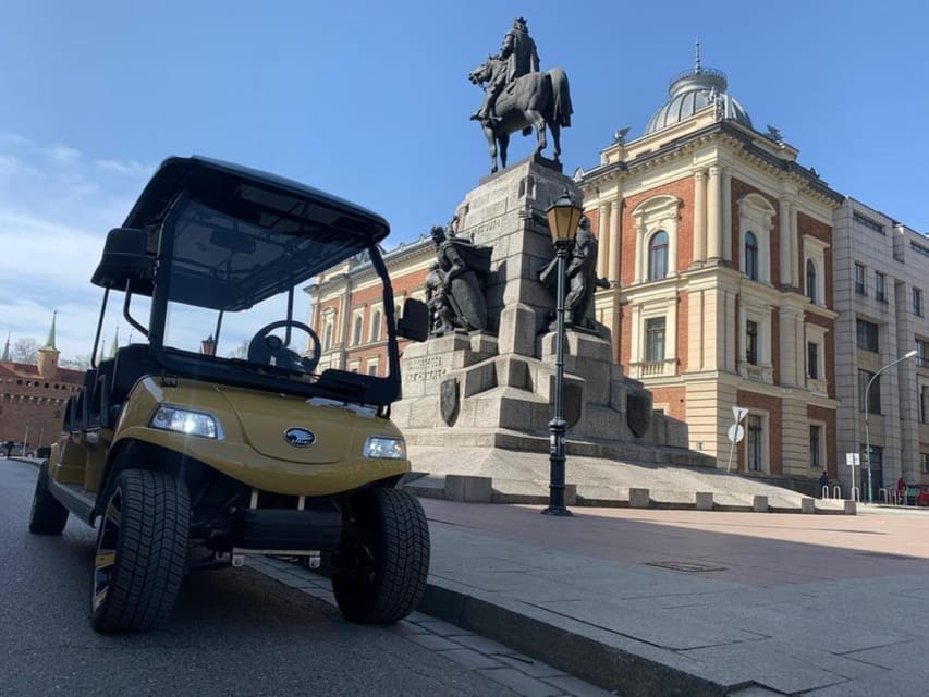 Krakow: Regular Extended City Sightseeing Tour By Golf Cart - Why a golf cart works well in Krakow