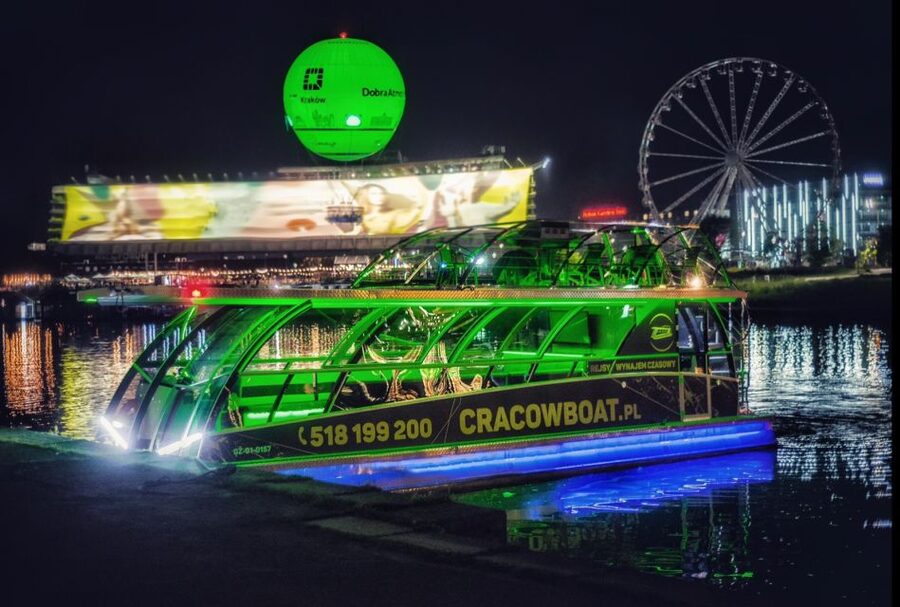 Krakow: Sightseeing Cruise on Vistula River with Audio Guide - A modern catamaran with room to move