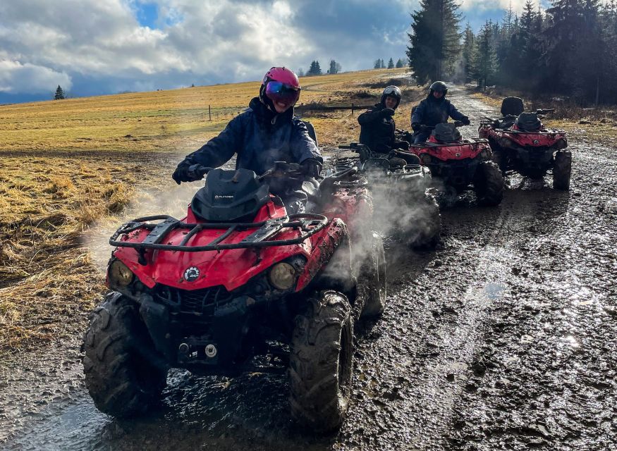 Krakow: Zakopane, Quad & Thermal Baths Tour w/ Pickup Option - Grilling oscypek beside the fire
