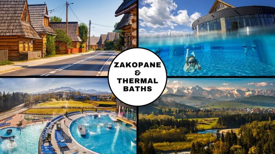 Krakow: Zakopane, Thermal Baths, Cable Car, Vodka, Oscypek - Gubalowka funicular and the Tatra view