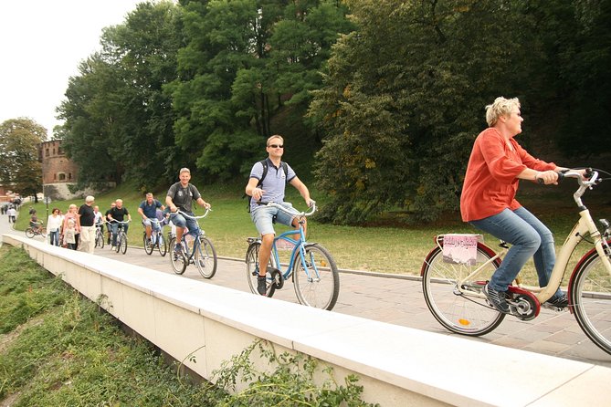 Polish Countryside and Tyniec Abbey Bike Tour from Krakow - Leaving Krakow beside the Vistula River