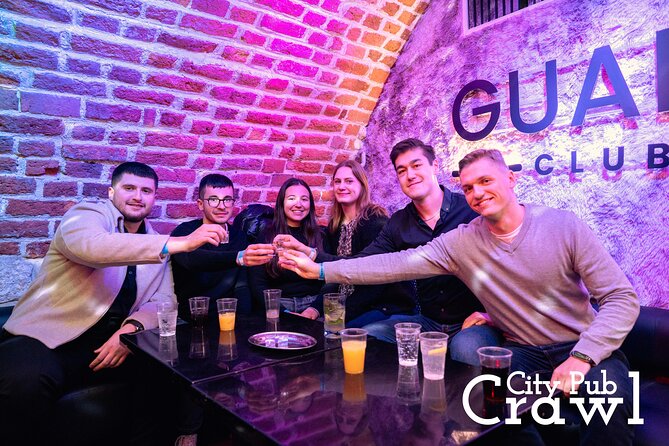 Pub Crawl Unlimited Drinks then 5 Best Clubs in Krakow with VIP - Pablo and the people side of the night