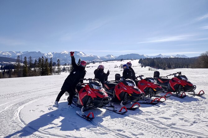 Zakopane Snowmobile Tour and Thermal Baths from Krakow - Snowmobiling below the Tatra Mountains